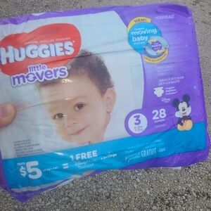 Huggies Little Movers Diapers Size 3